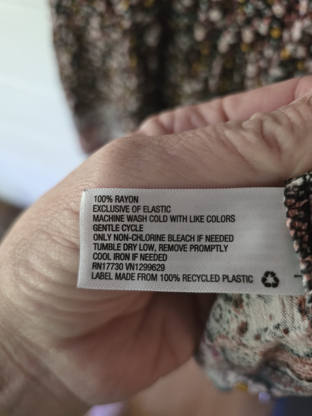 Knox Rose Brown Floral Maxi Dress with Pink and Cream Accents Boho Medium - Picture 4 of 6